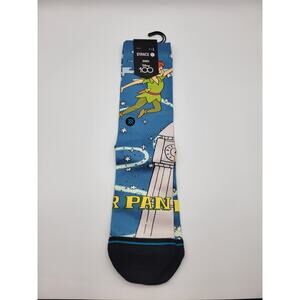 Stance Casual Disney 100 Peter Pan By Travis Socks Size L *NWT